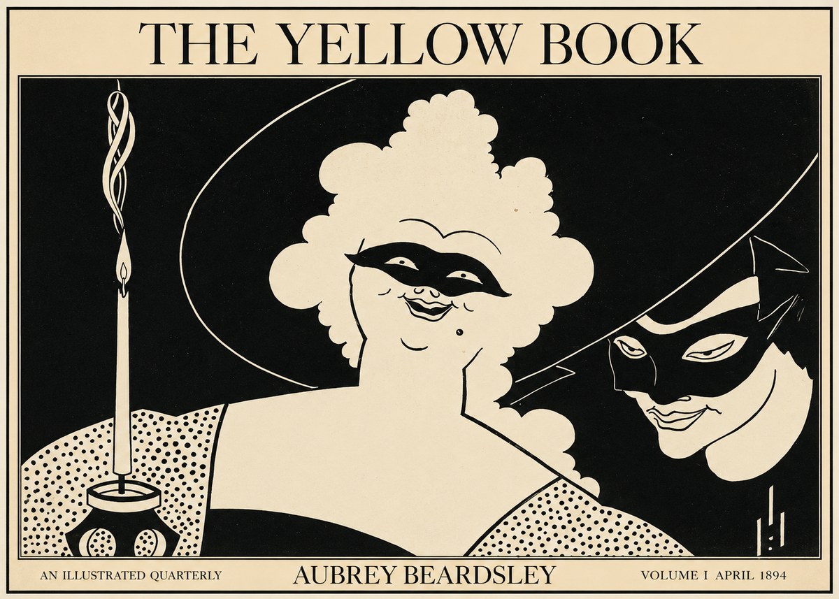 Aubrey Beardsley The Yellow Book I No1 - Juliste