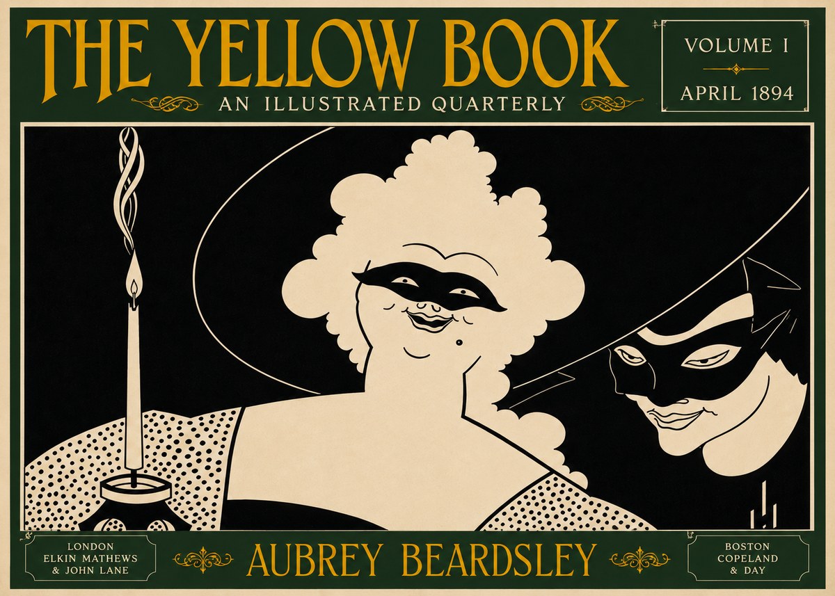 Aubrey Beardsley The Yellow Book I No6 - Juliste