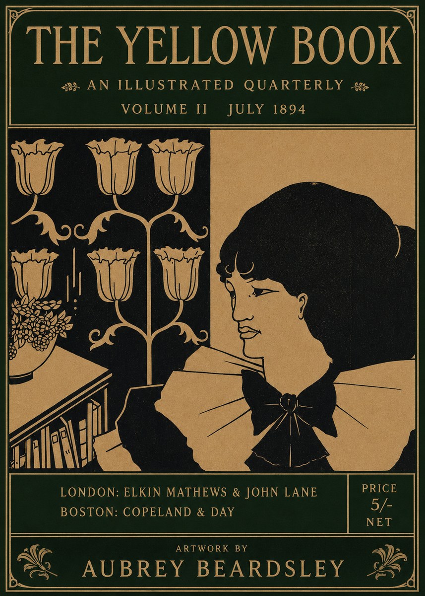 Aubrey Beardsley The Yellow Book - Volume Ii July 1894 No1 - Juliste