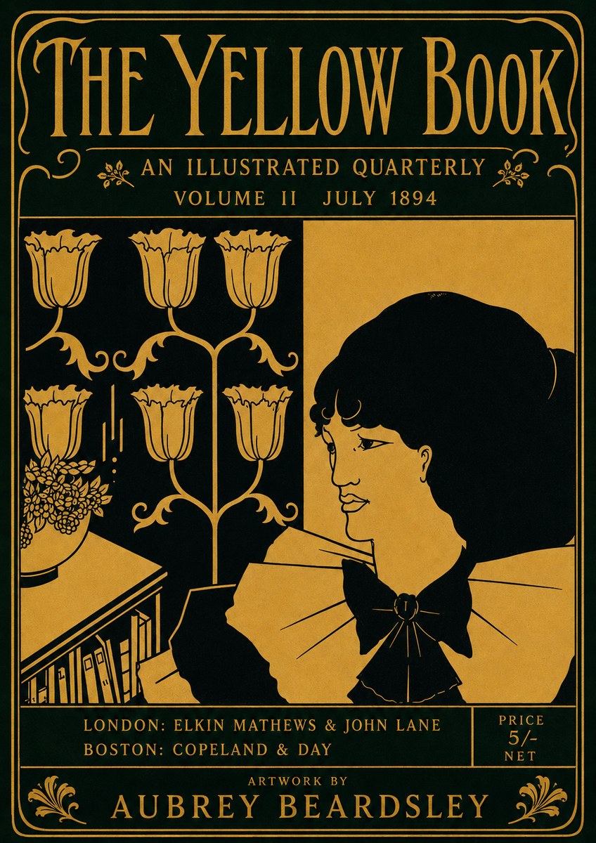 Aubrey Beardsley The Yellow Book - Volume Ii July 1894 No4 - Juliste