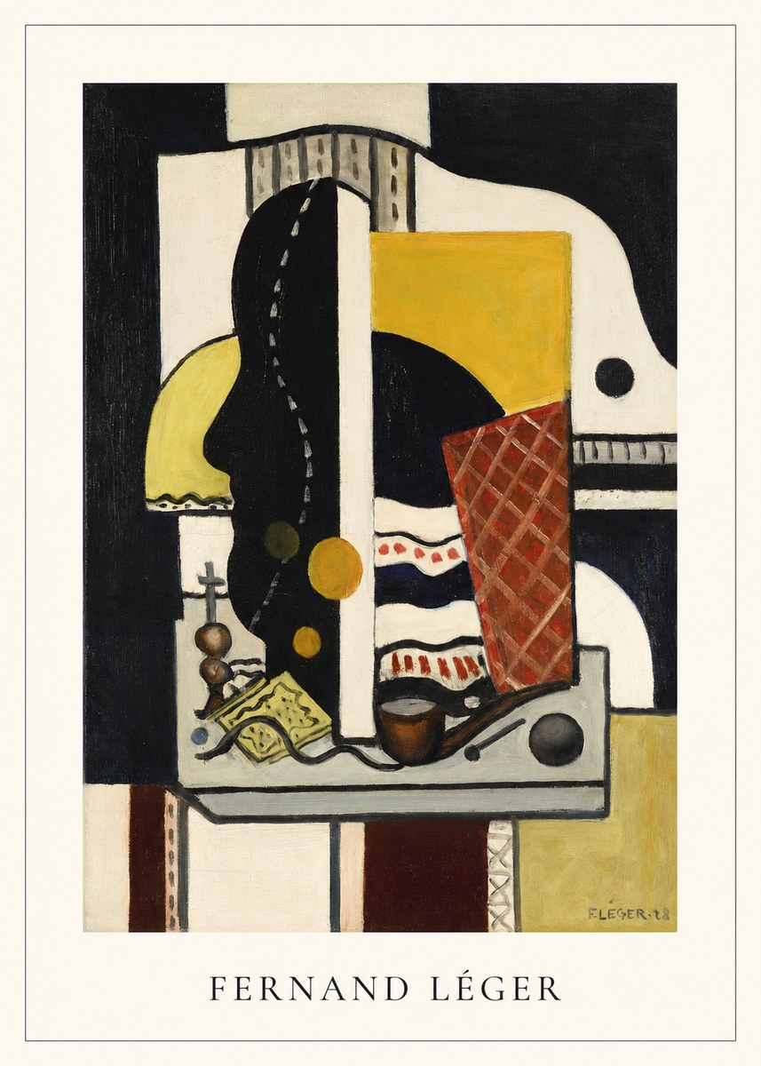 Fernand Léger Composition Au Profil No3 - Juliste