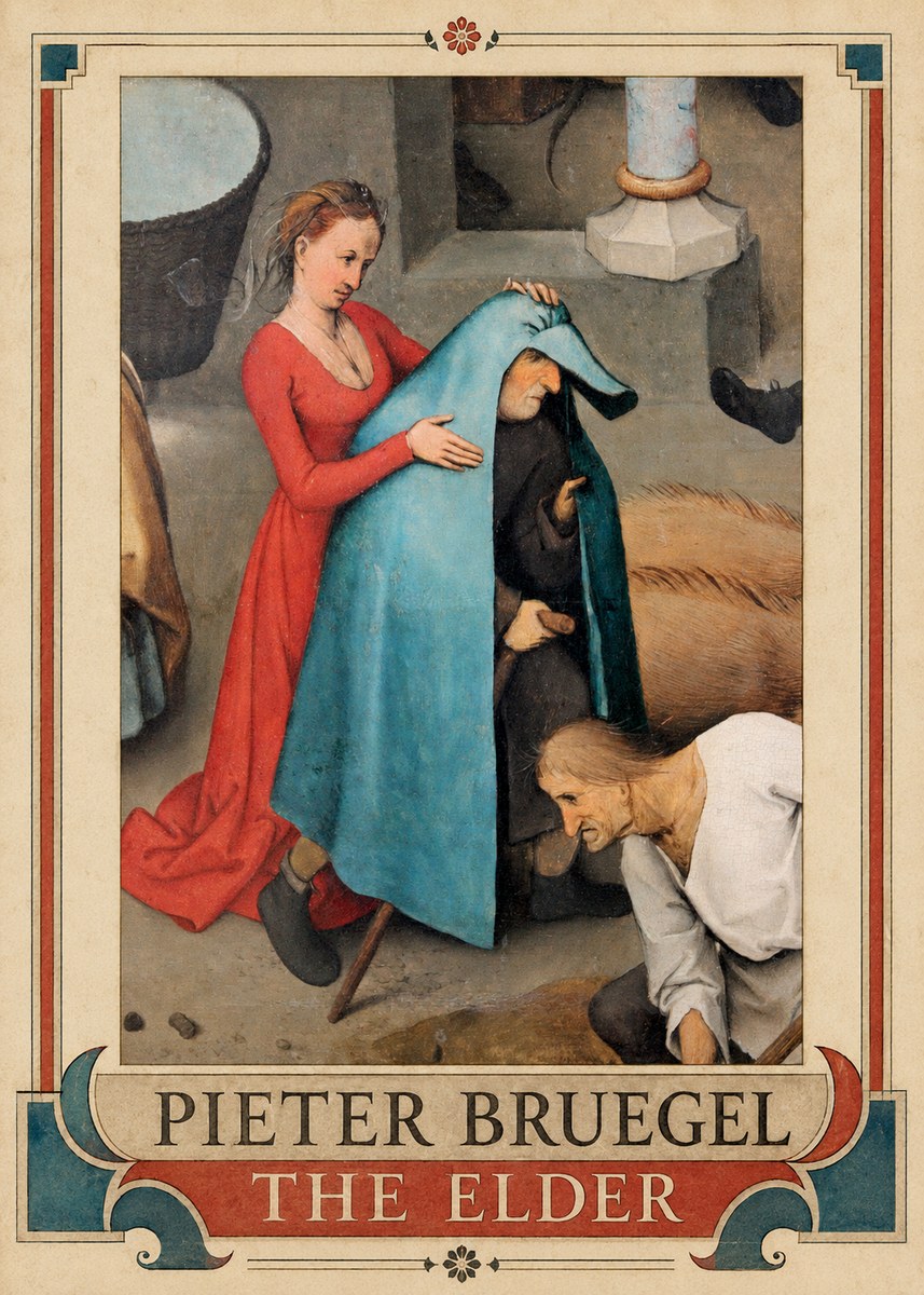 Pieter Bruegel The Blind Leading the Blind II No5 - Juliste