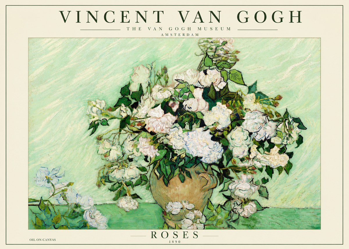 Van Gogh Roses II No3 - Juliste