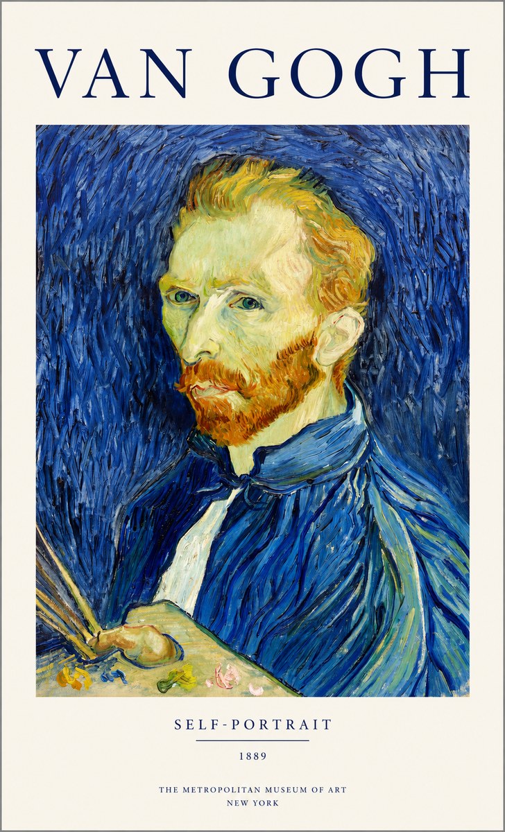 Van Gogh Self-portrait I No1 - Juliste
