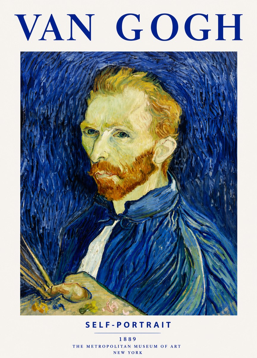 Van Gogh Self-portrait I No4 - Juliste