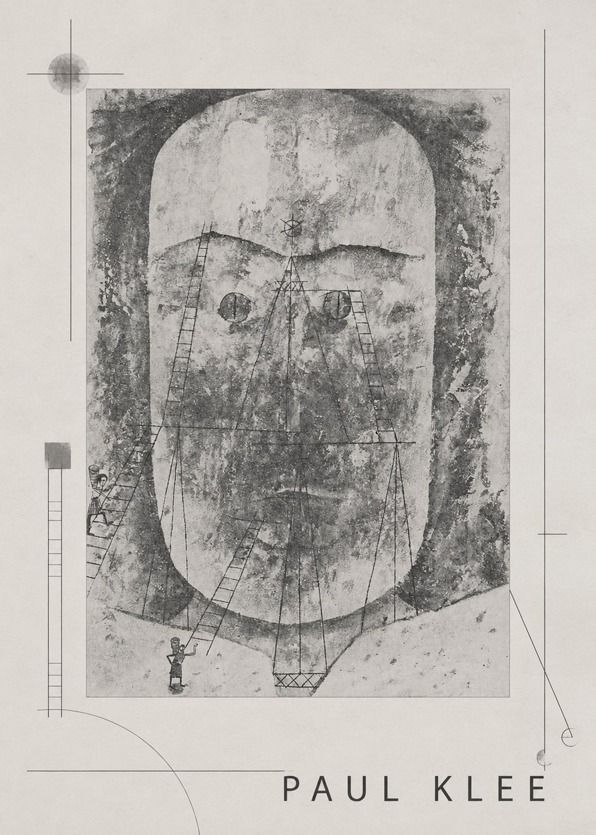 Paul Klee Monument in the Fertile Land No1 - Juliste