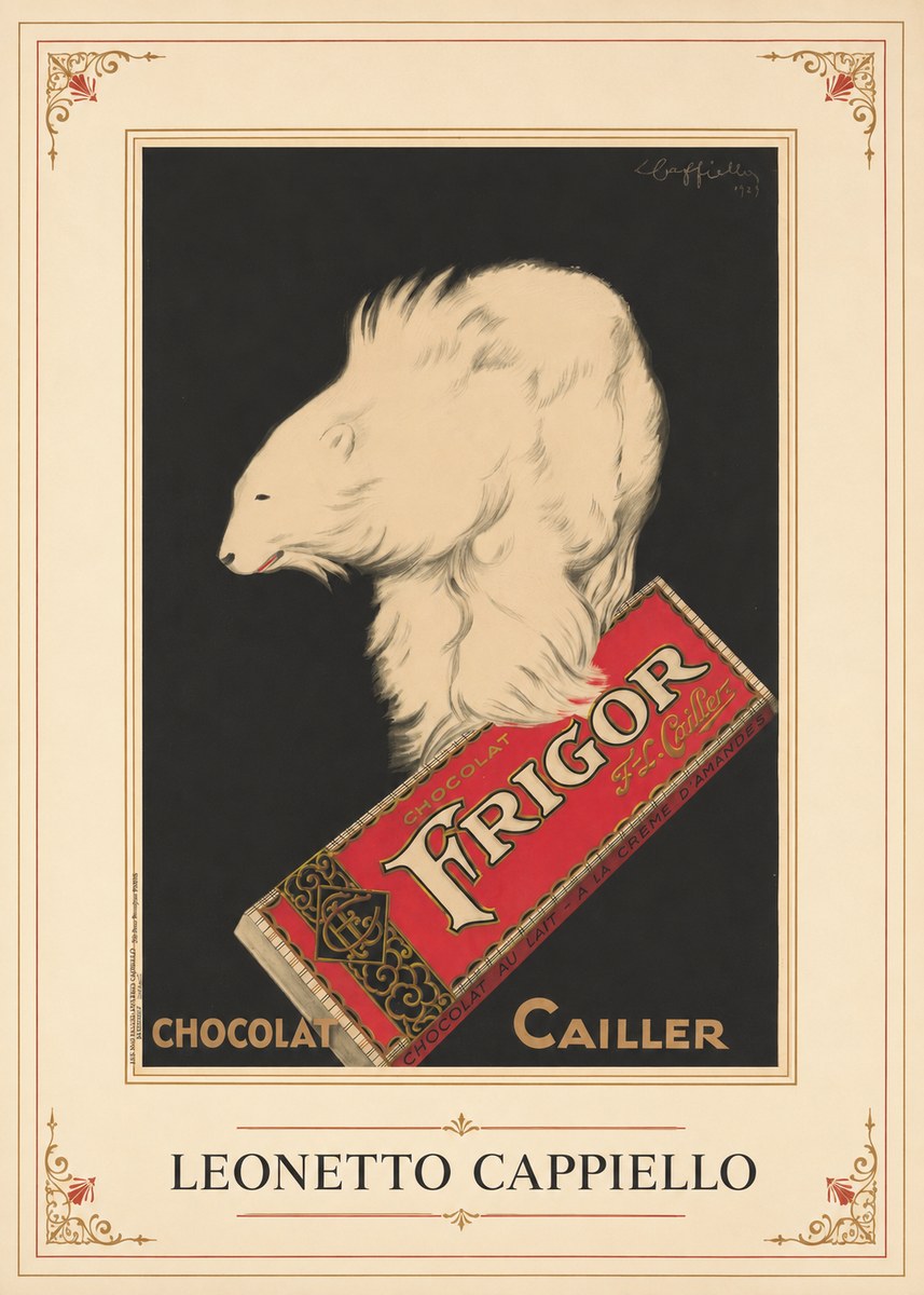 Leonetto Cappiello Chocolat Frigor No1 - Juliste