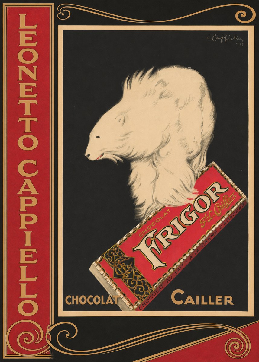 Leonetto Cappiello Chocolat Frigor No2 - Juliste