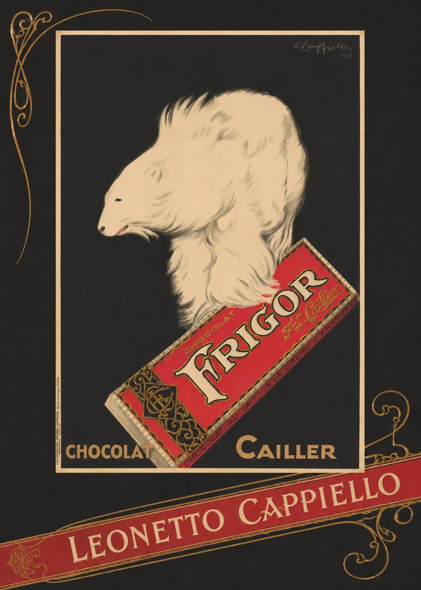 Leonetto Cappiello Chocolat Frigor No4 - Juliste