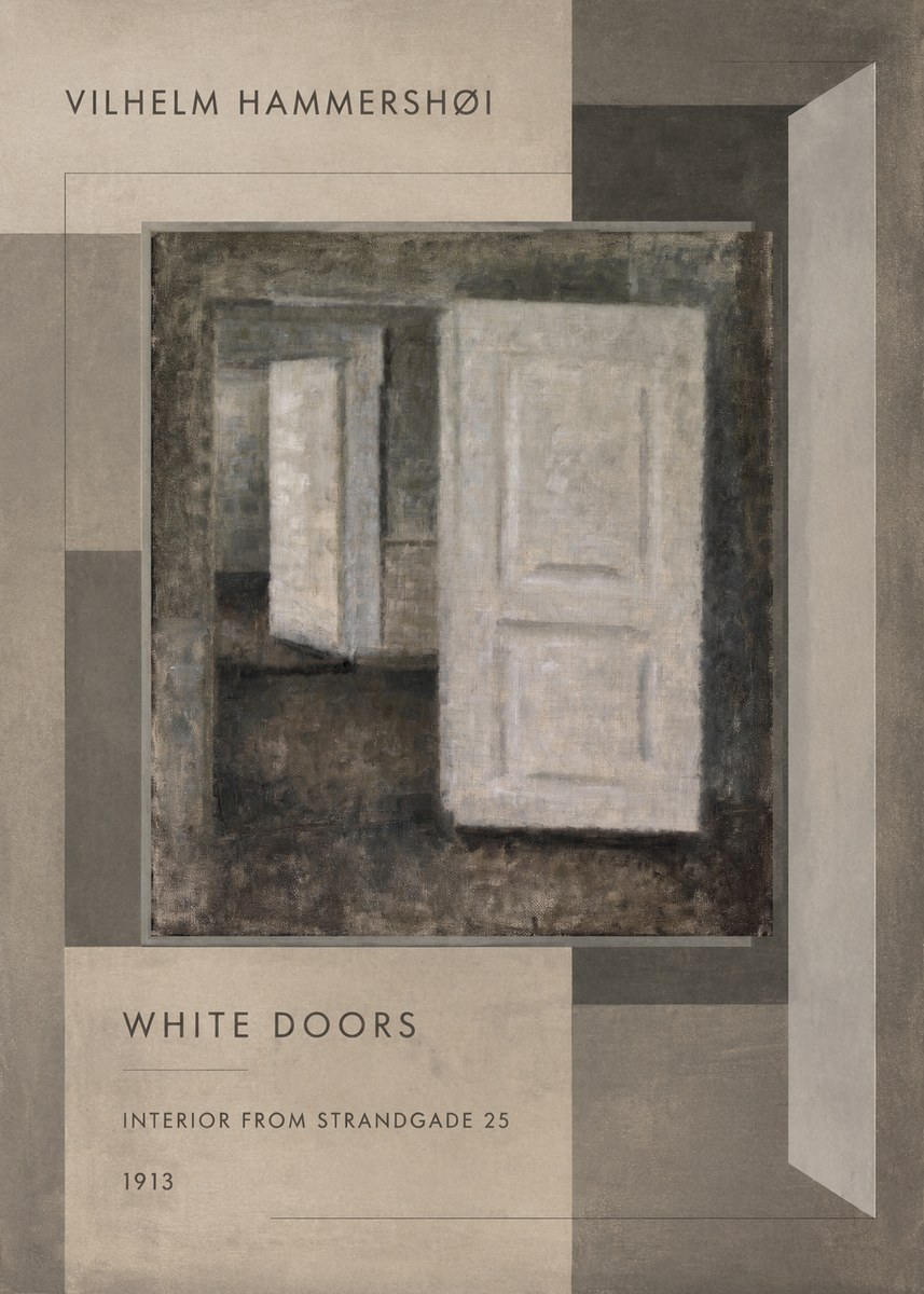 Vilhelm Hammershøi White Doors No4 - Juliste