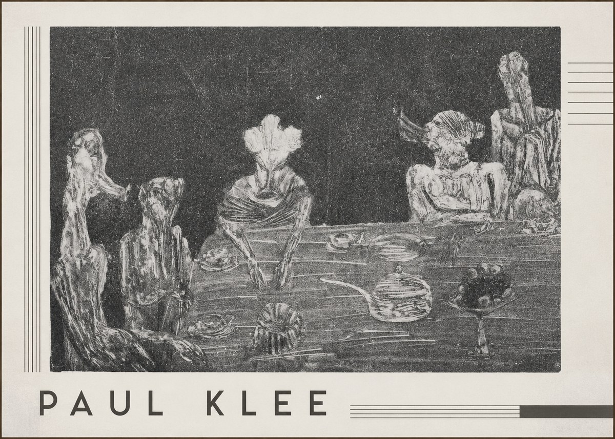 Paul Klee Die Mahlzeit No3 - Juliste