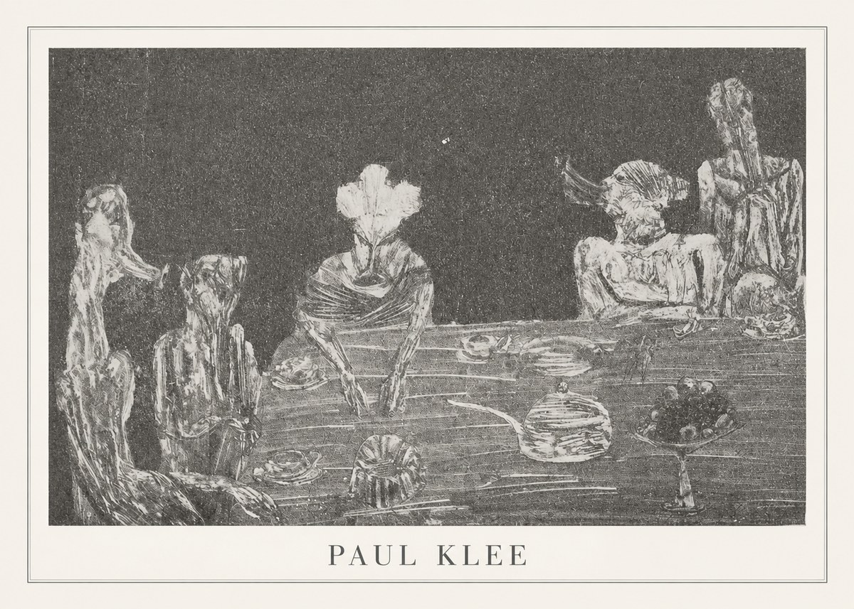 Paul Klee Die Mahlzeit No4 - Juliste