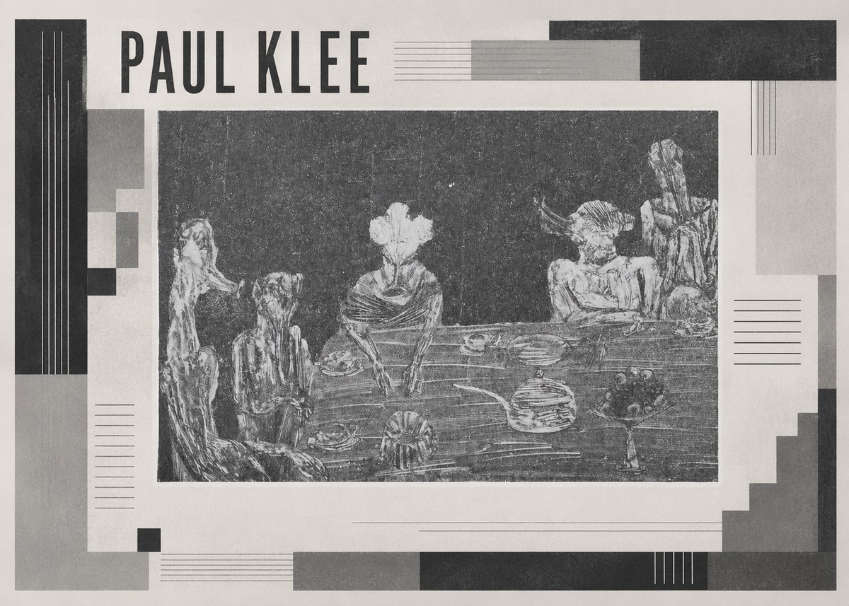 Paul Klee Die Mahlzeit No6 - Juliste
