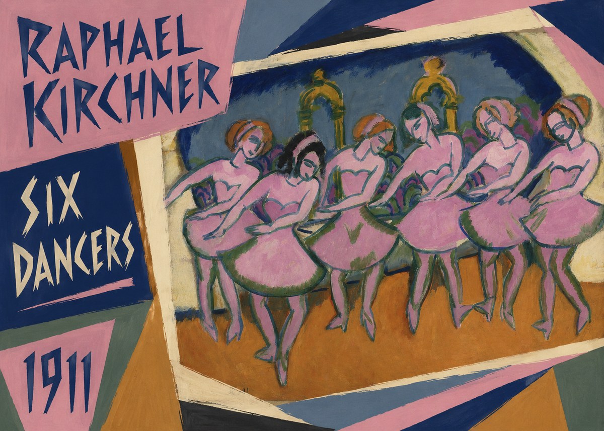 Raphael Kirchner Six Dancers No3 - Juliste