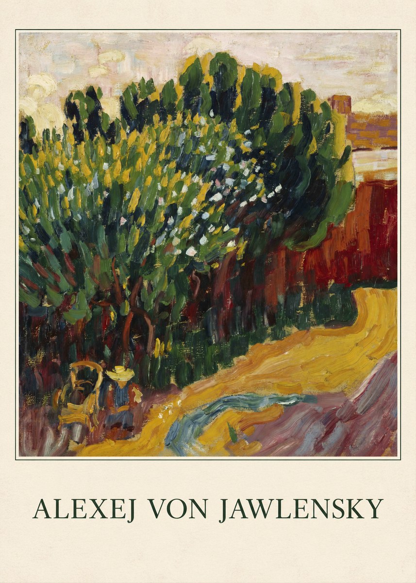 Alexej von Jawlensky Park Landscape (Murnau) No4 - Juliste