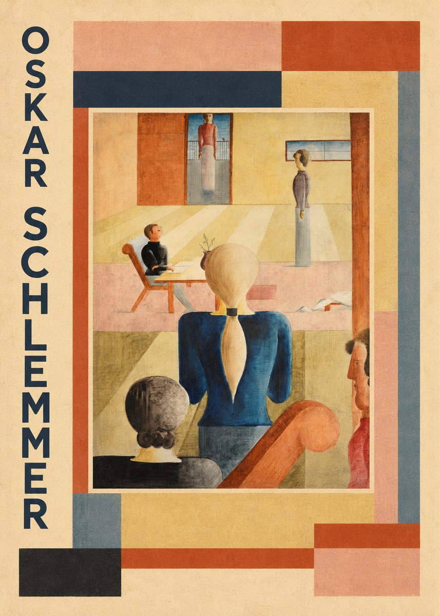 Oskar Schlemmer Composition with Figures No2 - Juliste