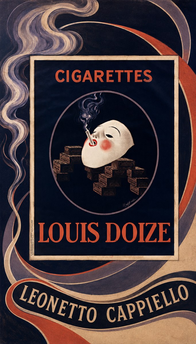Leonetto Cappiello Cigarettes Louis Doize No3 - Juliste