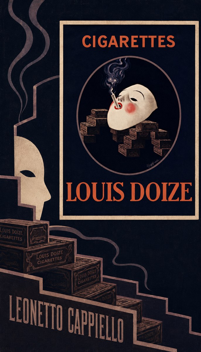 Leonetto Cappiello Cigarettes Louis Doize No5 - Juliste