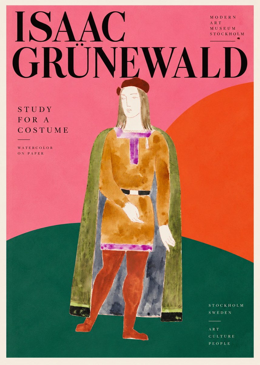 Isaac Grünewald Study for a Costume Design No3 - Juliste