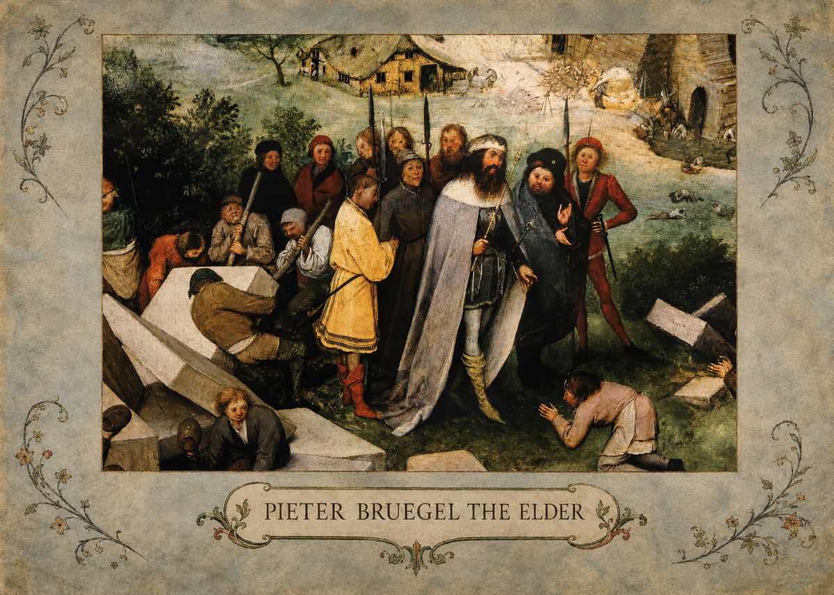 Pieter Bruegel The Blind Leading the Blind III No4 - Juliste