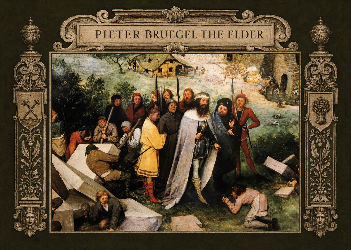 Pieter Bruegel The Blind Leading the Blind III No6 - Juliste