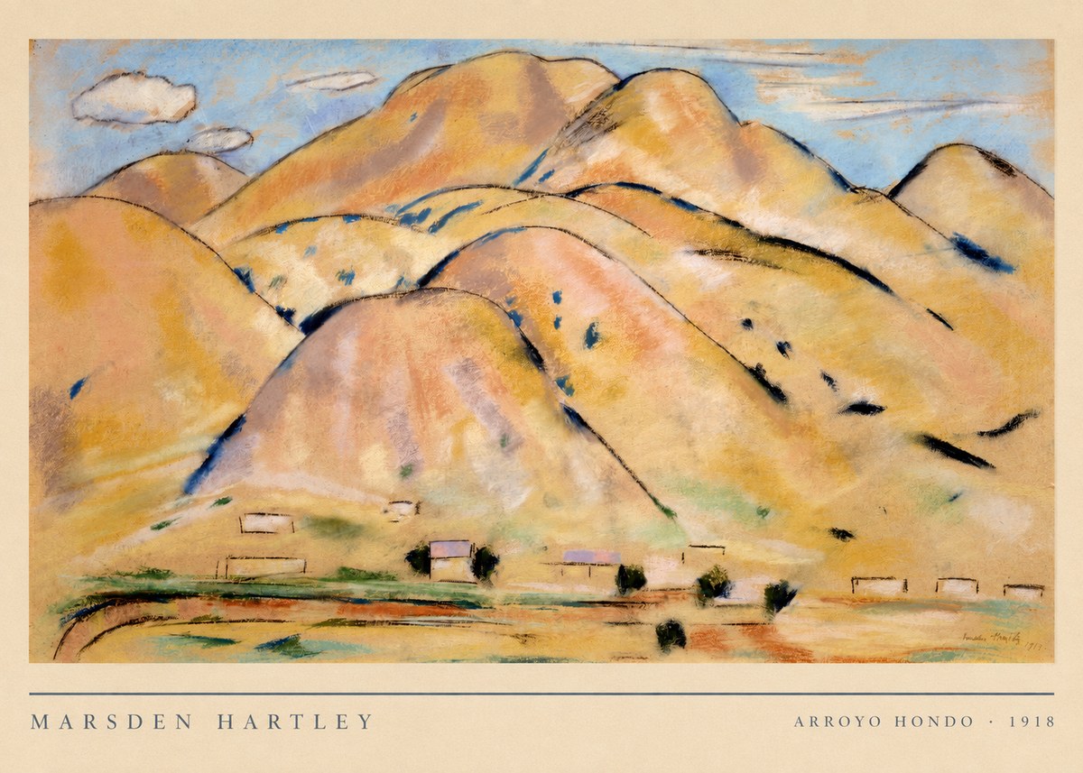 Marsden Hartley Arroyo Hondo No5 - Juliste