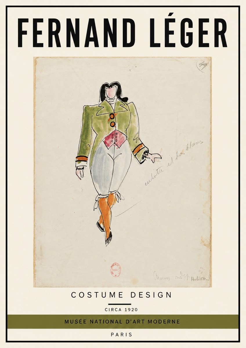 Fernand Léger Costume Design II No4 - Juliste