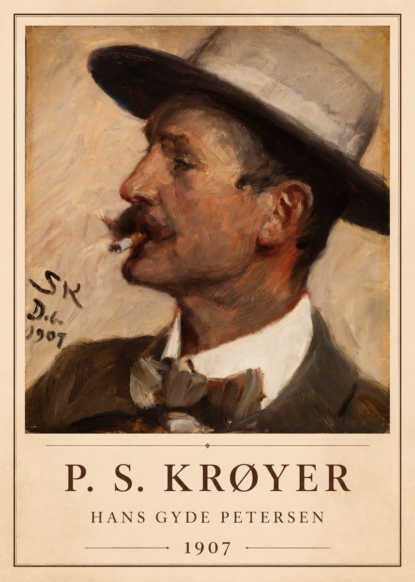 P.S. Krøyer Hans Gyde Petersen No1 - Juliste