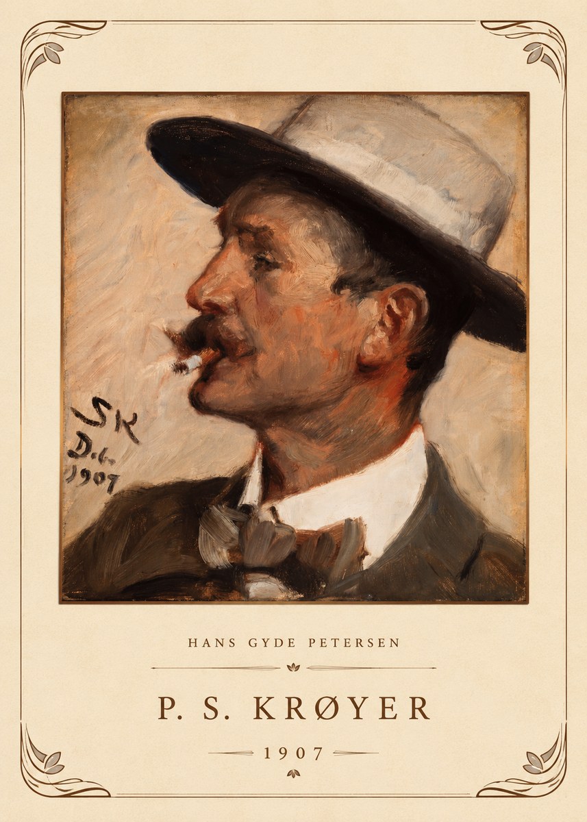 P.S. Krøyer Hans Gyde Petersen No4 - Juliste