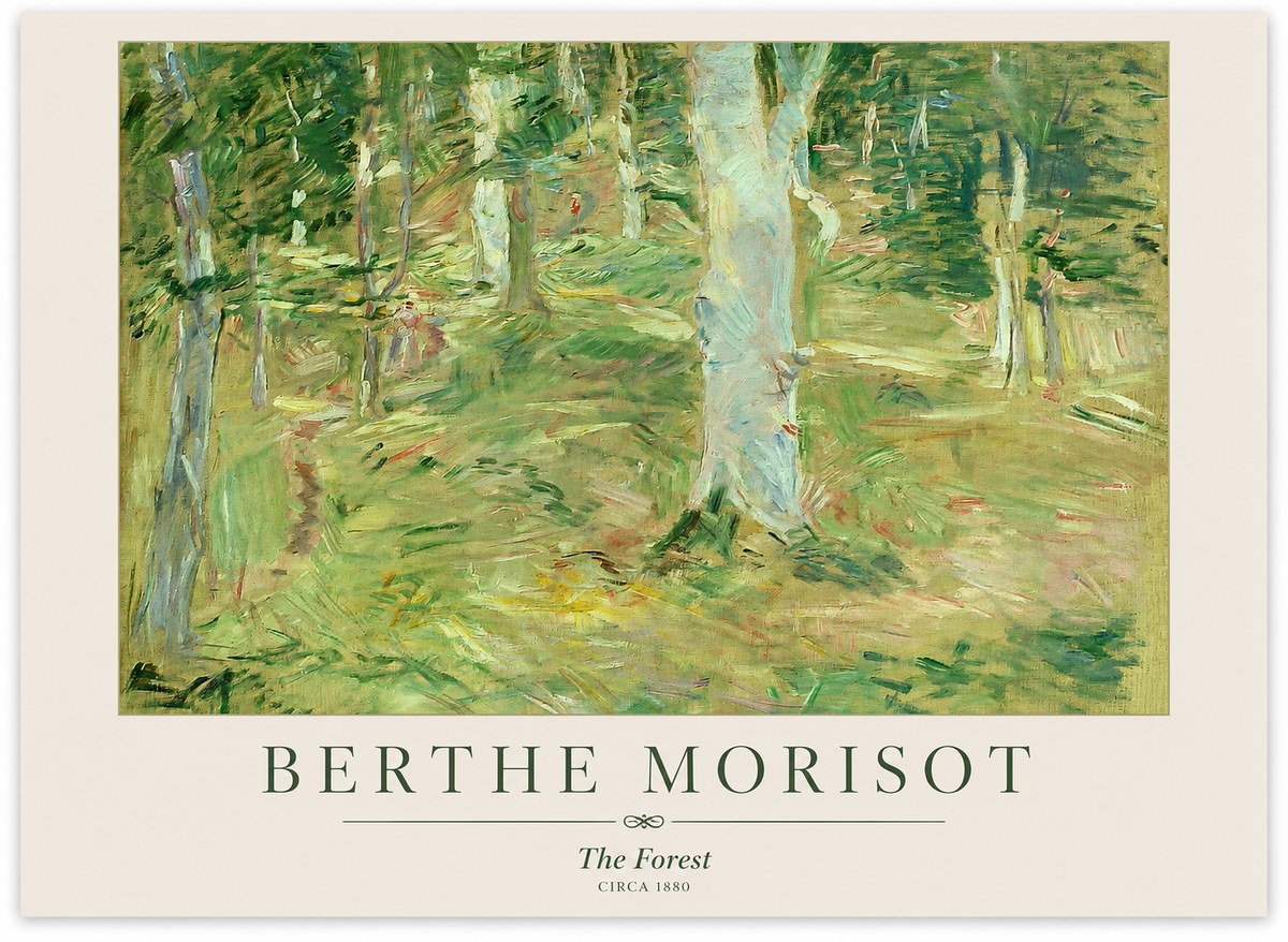 Berthe Morisot The Forest No1 - Juliste