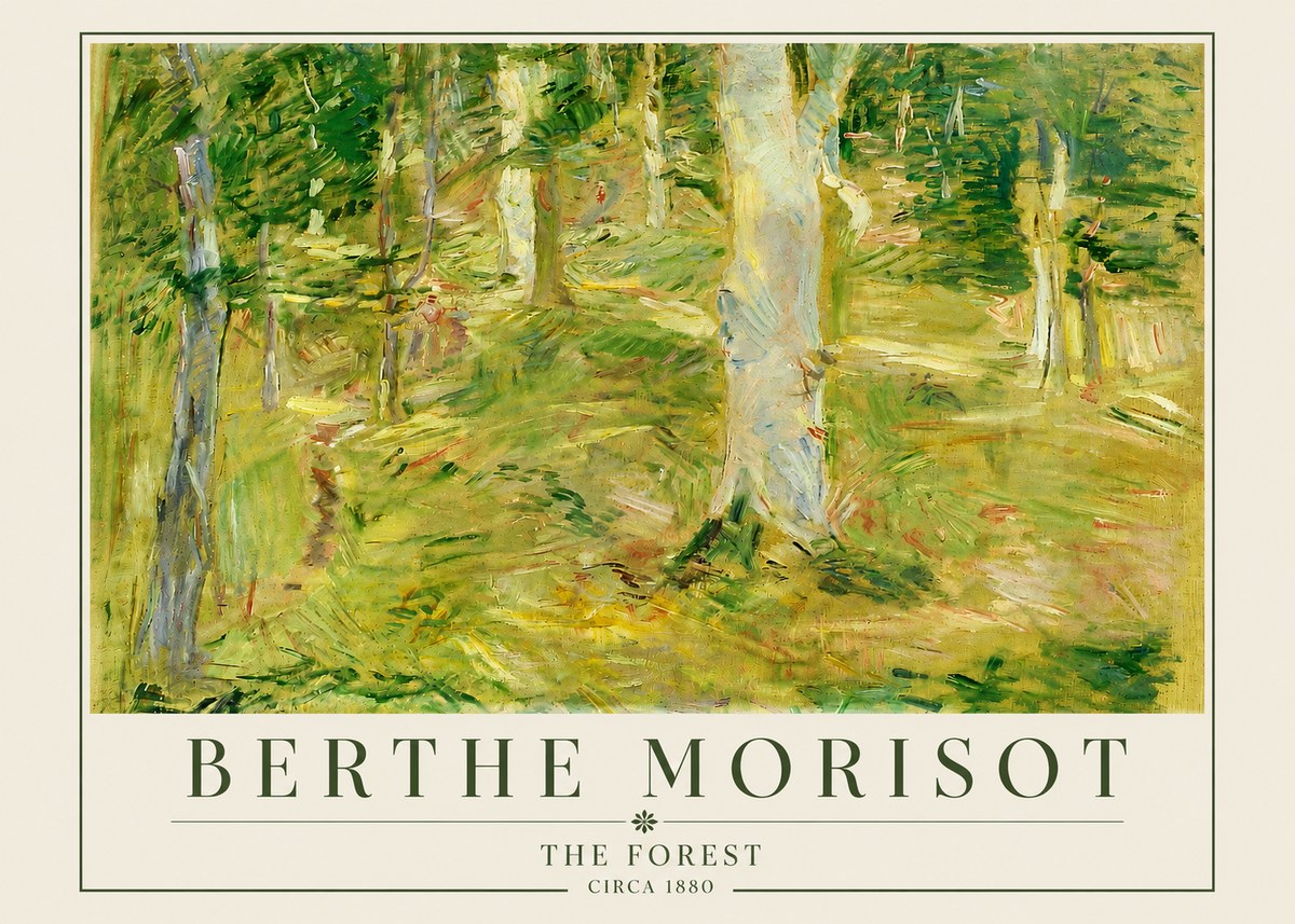 Berthe Morisot The Forest No4 - Juliste