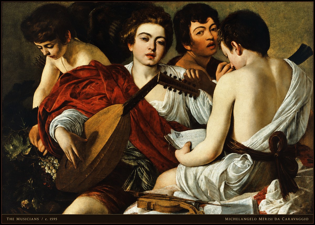 Michelangelo Merisi da Caravaggio The Musicians I No5 - Juliste