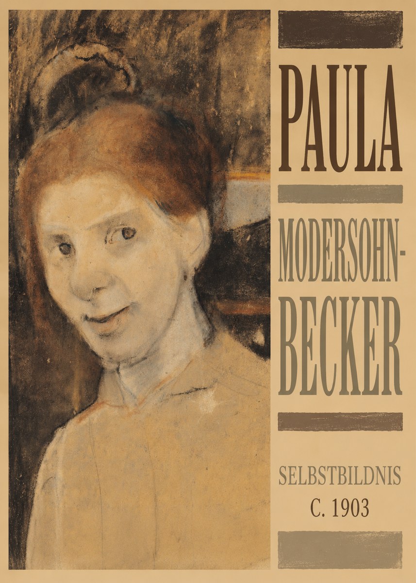 Paula Modersohn-Becker Selbstbildnis No4 - Juliste