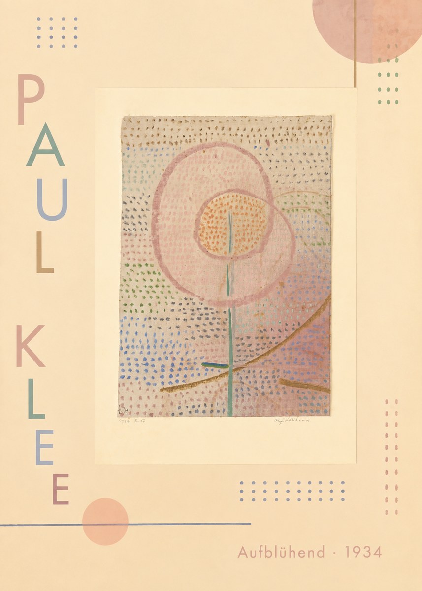 Paul Klee Aufblühend No2 - Juliste