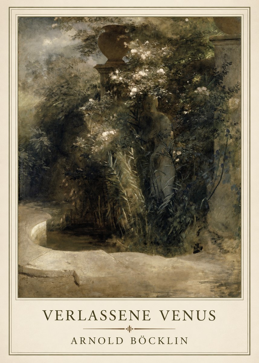 Arnold Böcklin Verlassene Venus No1 - Juliste