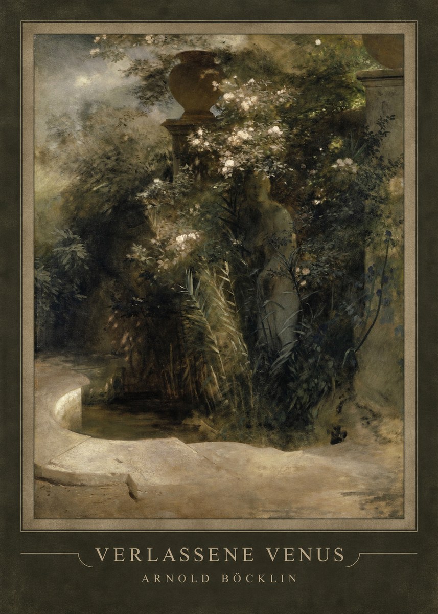Arnold Böcklin Verlassene Venus No4 - Juliste