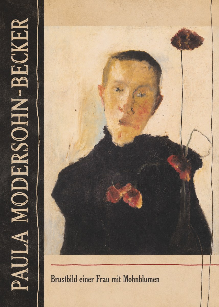 Paula Modersohn-Becker Brustbild Einer Frau Mit Mohnblumen No2 - Juliste