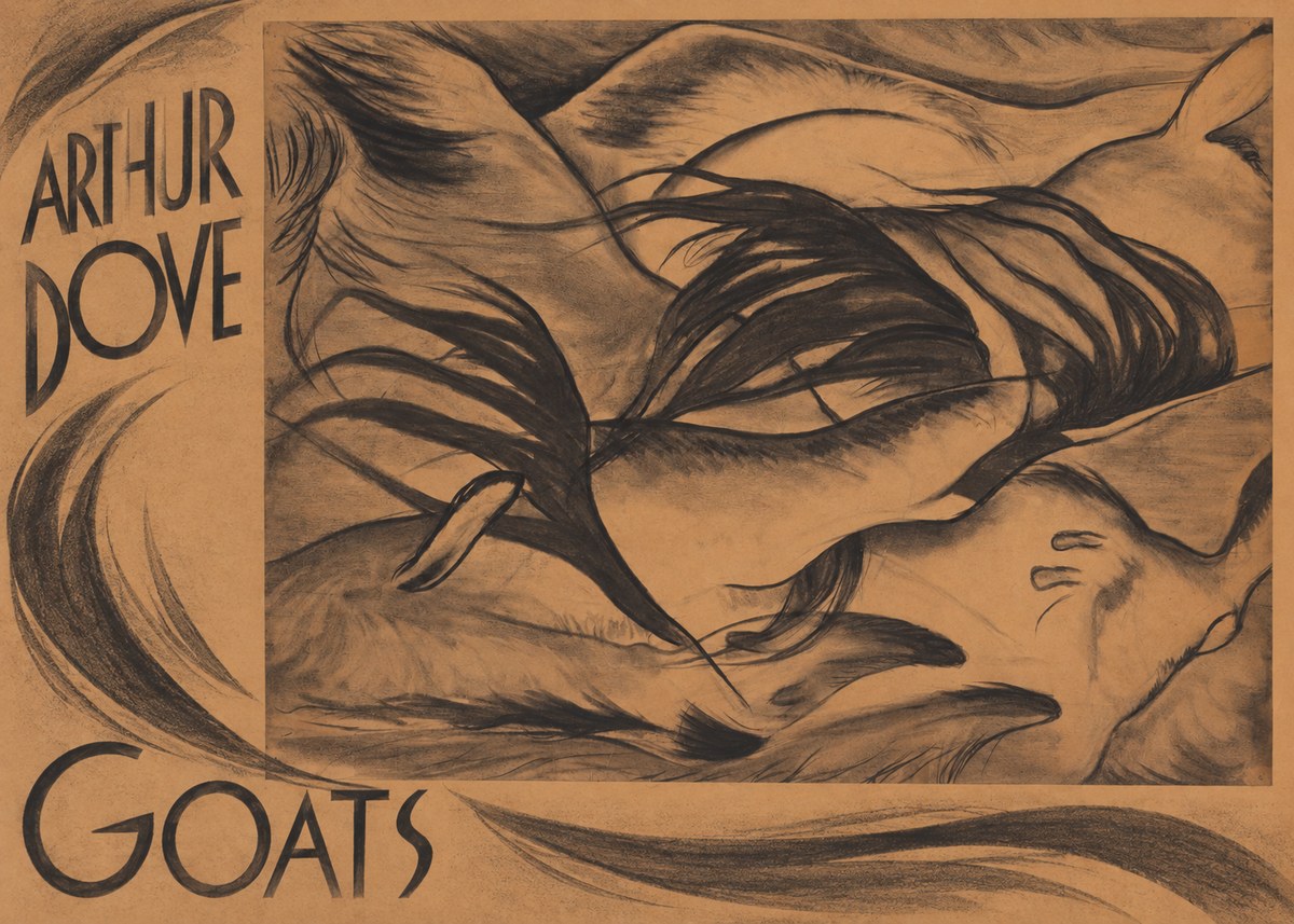 Arthur Dove Goats No2 - Juliste
