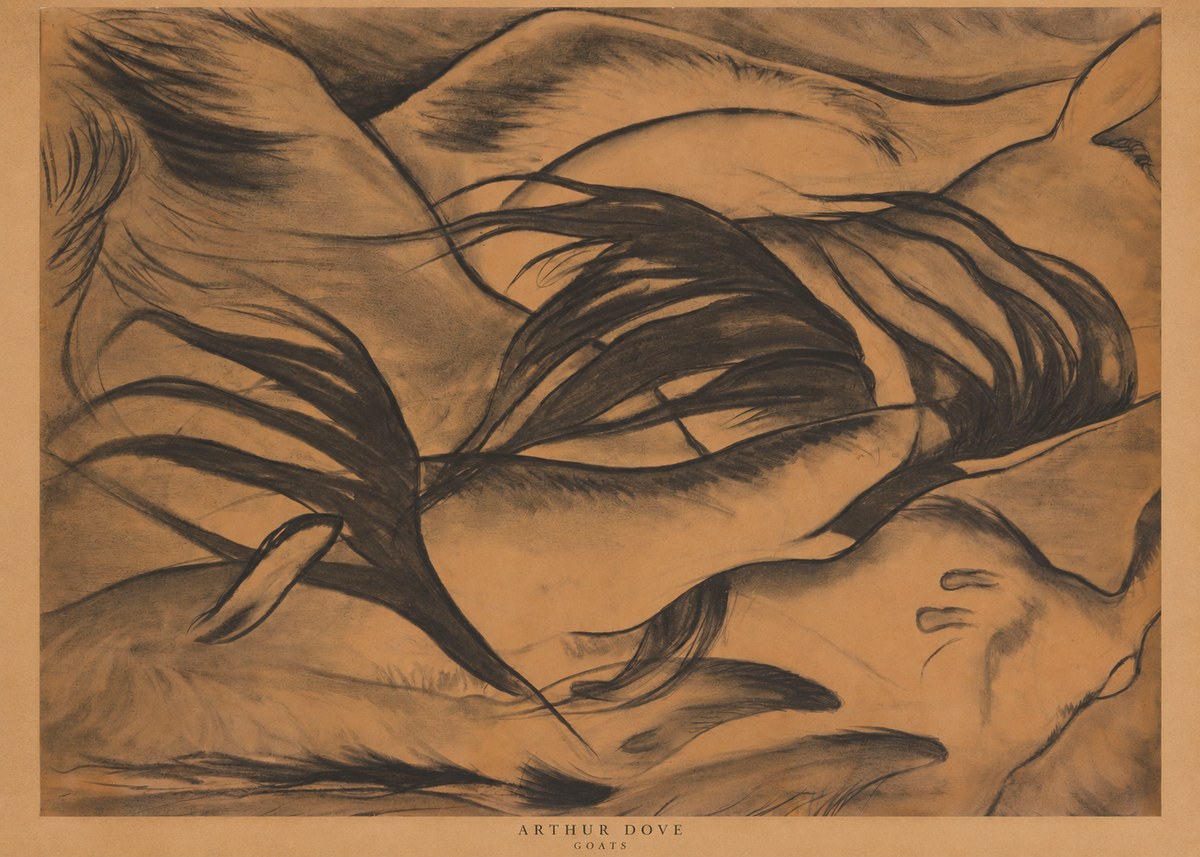 Arthur Dove Goats No6 - Juliste