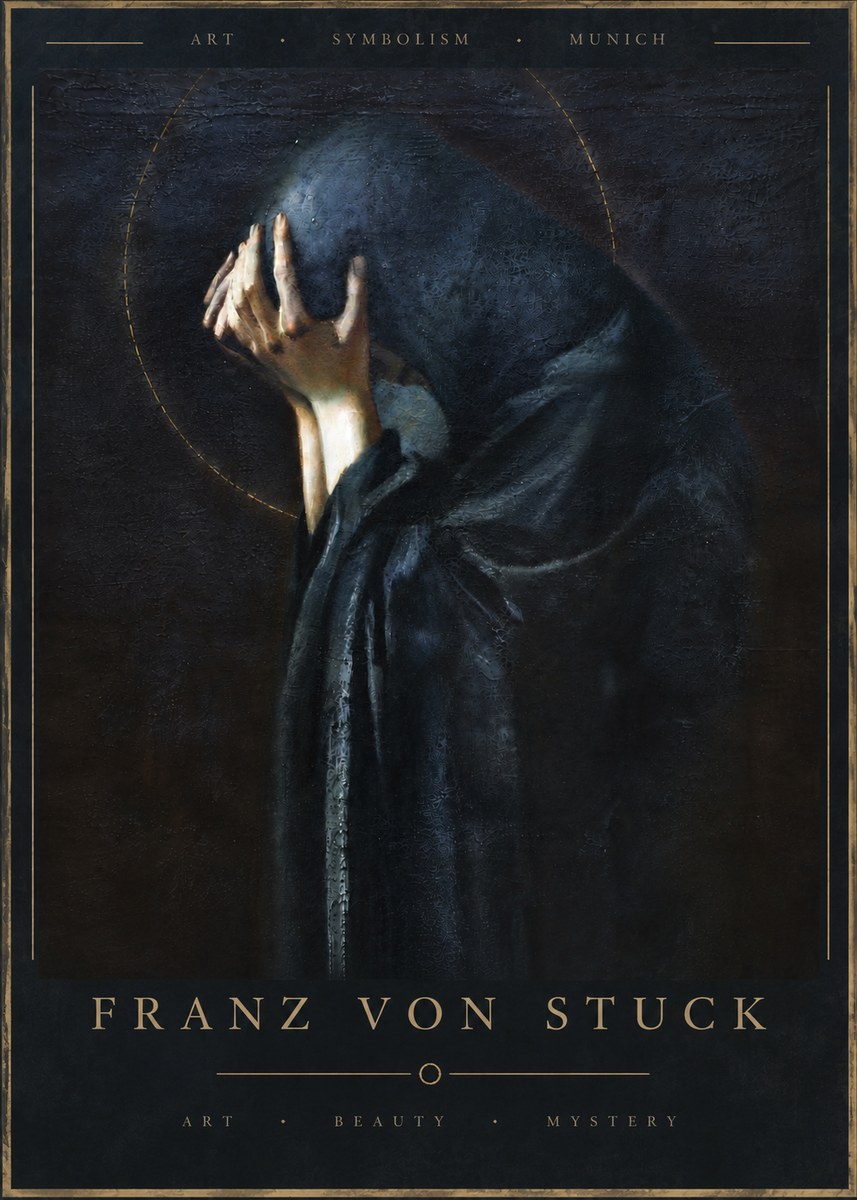 Franz von Stuck The Mourner No6 - Juliste