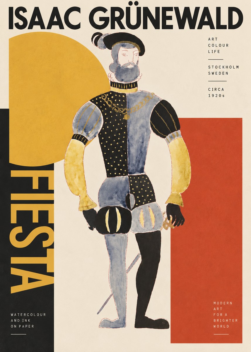 Isaac Grünewald Fiesta No6 - Juliste