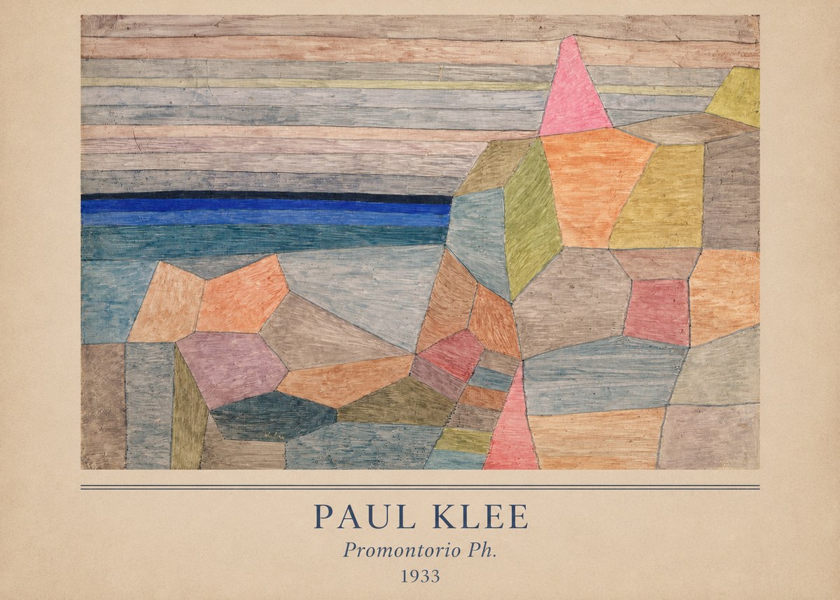 Paul Klee Promontorio Ph. No3 - Juliste