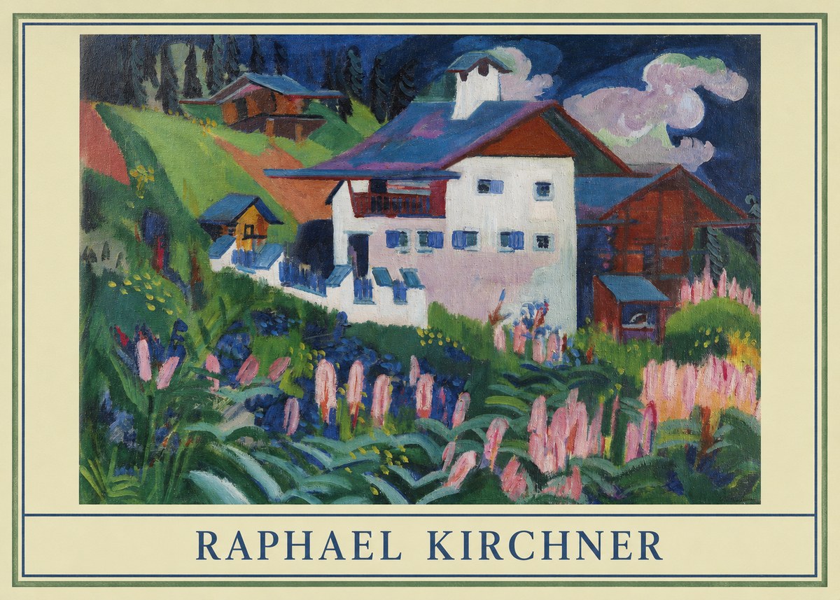 Raphael Kirchner Tiroler Haus No3 - Juliste
