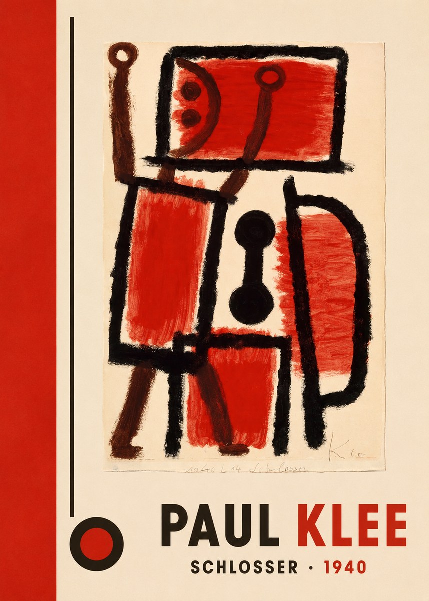 Paul Klee Schlosser No4 - Juliste