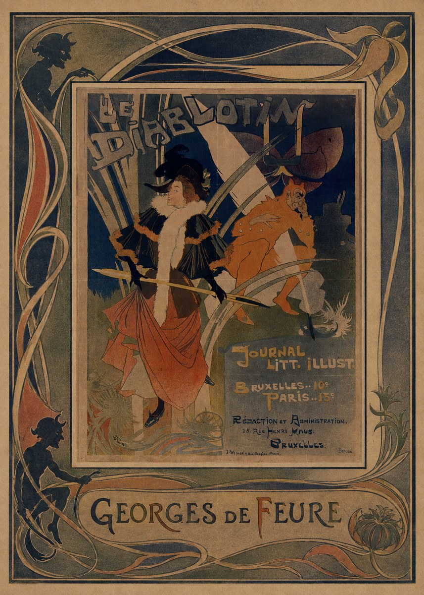 Georges de Feure Le Diablotin III No1 - Juliste