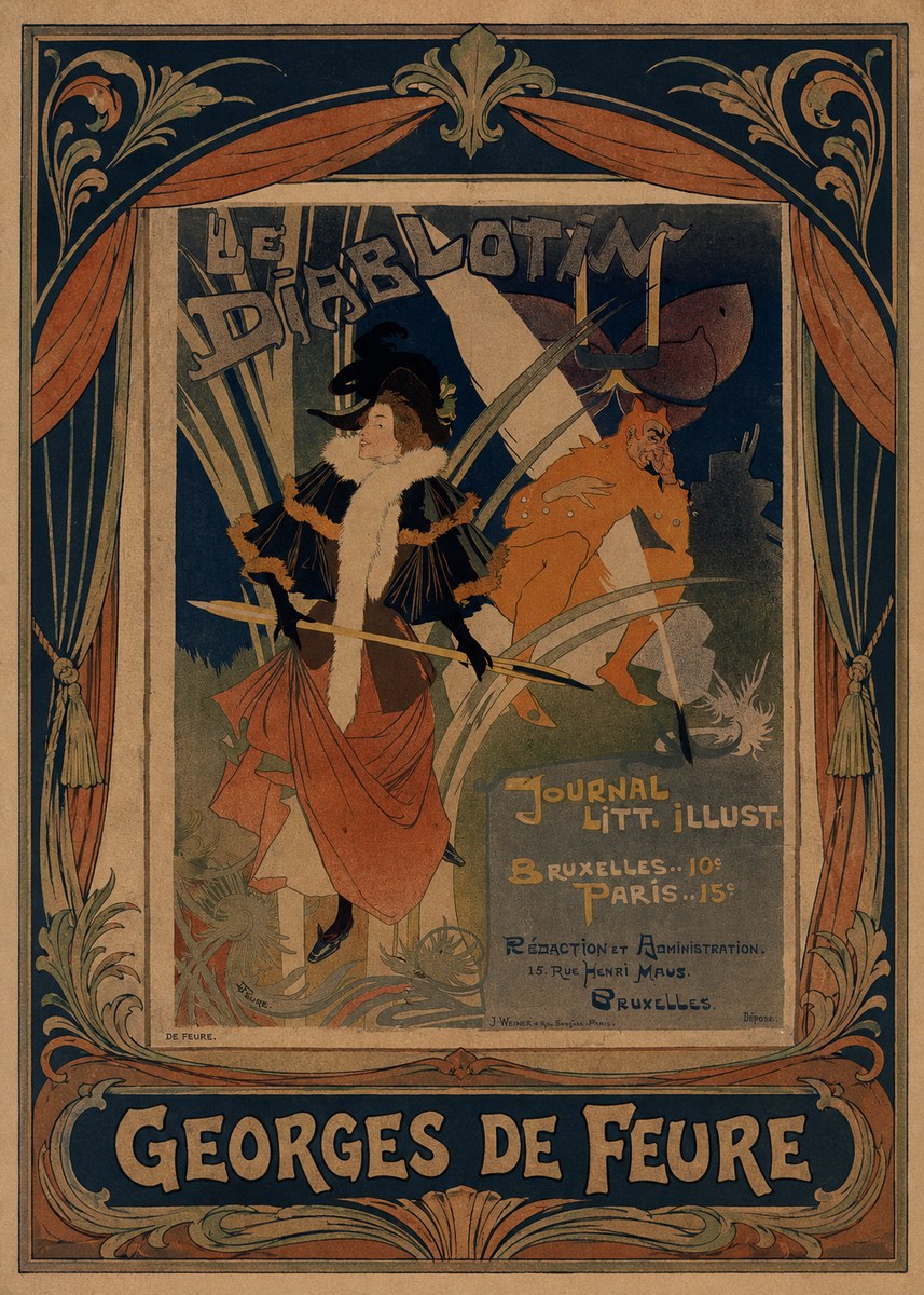 Georges de Feure Le Diablotin III No3 - Juliste
