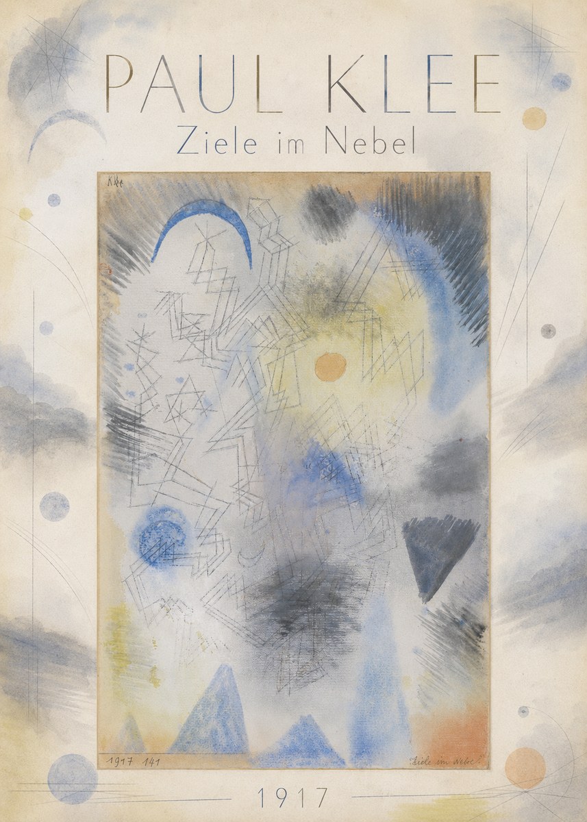 Paul Klee Ziele Im Nebel No3 - Juliste