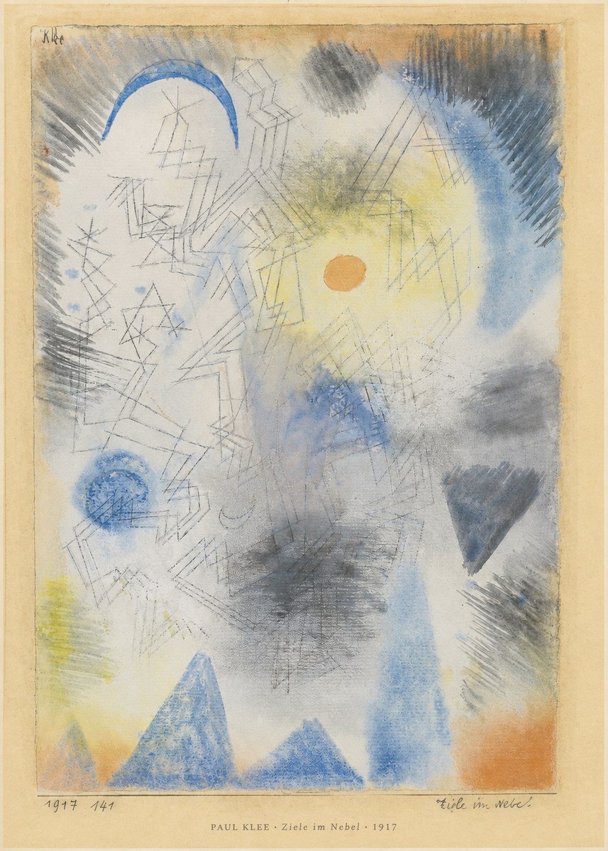 Paul Klee Ziele Im Nebel No5 - Juliste