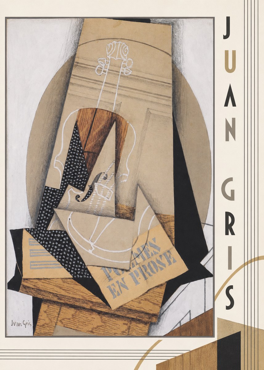 Juan Gris Poèmes En Prose No4 - Juliste