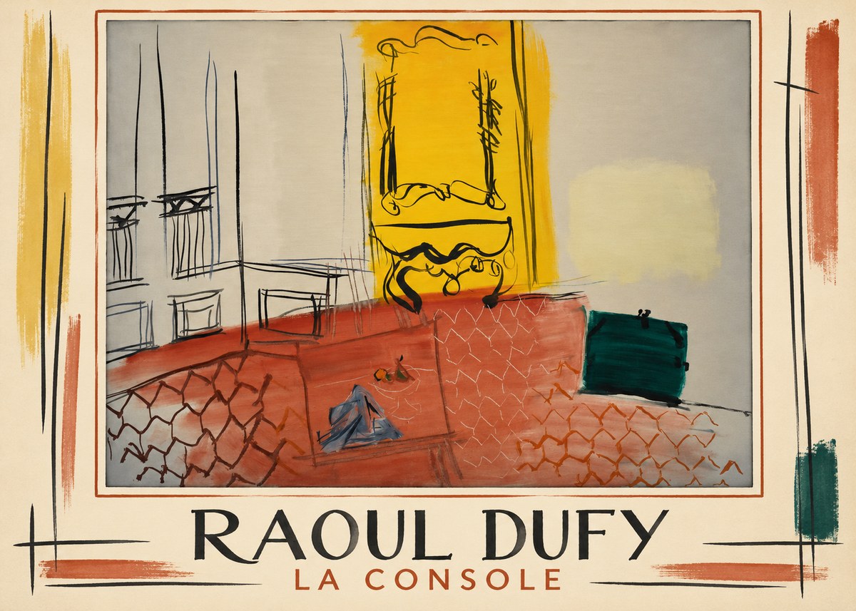Raoul Dufy La Console No1 - Juliste